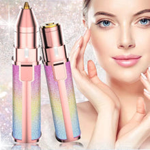 Pop-Up Trimmer, Wet, Dry Shave, Shave Sensor, Pivoting Head, Waterproof, Floating Head, Battery Indicator, Rechargeable, Portable, Hypoallergenic, High Efficiency Women's Eyebrows Hair Trimmer