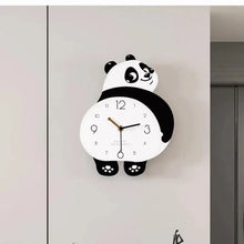 Panda Shape Wall Clock – Perfect For Kids' Rooms, Living Rooms, And Gifts (With Light)